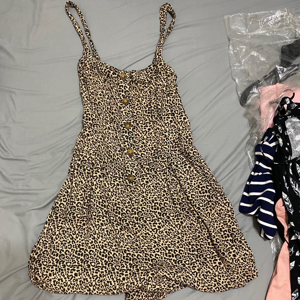 Leopard romper